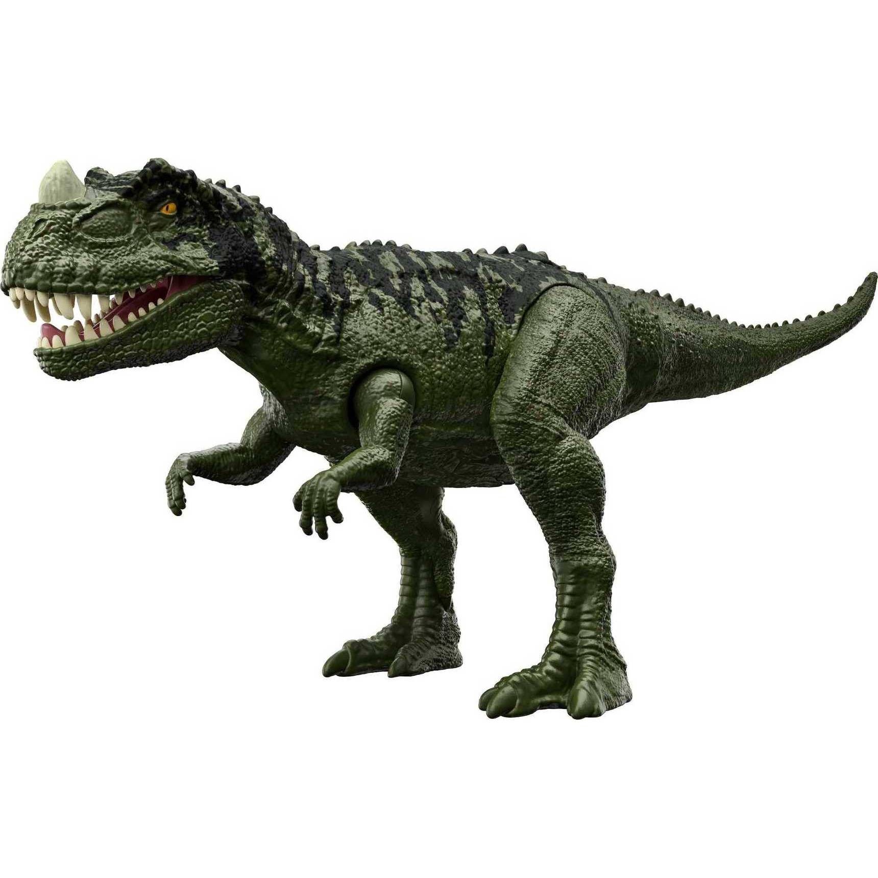 slide 1 of 5, Jurassic World Roar Attack Ceratosaurus Figure, 1 ct