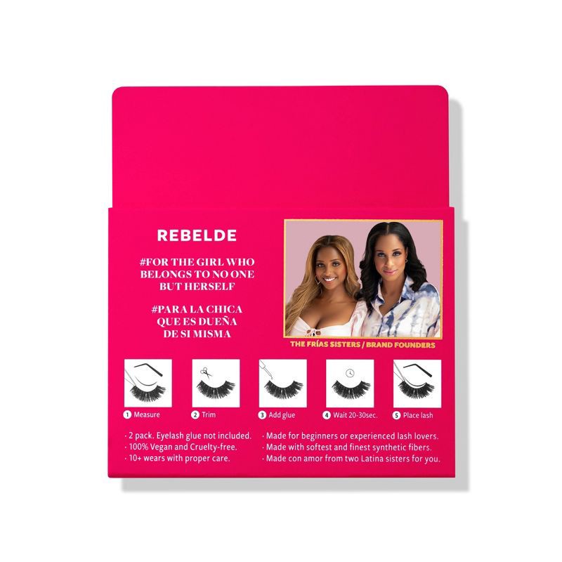 slide 3 of 6, LUNA MAGIC Faux Mink Lashes - Rebelde - 2pr, 1 ct