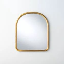 Arched Metal Frame Mirror Brass Finish - Hearth & Hand with Magnolia