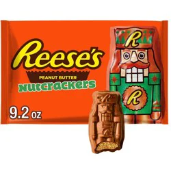 Reese's Christmas Chocolate Peanut Butter Crème Nutcrackers Holiday Candy - 9.2oz