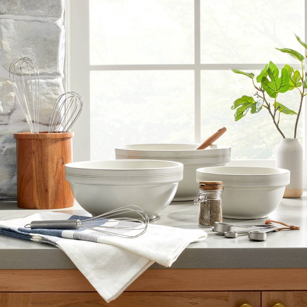 Hearth and Hand with magnolia mixing top bowls