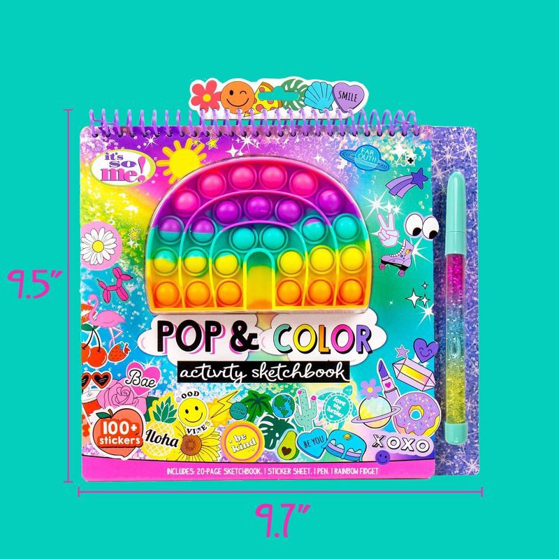 slide 6 of 6, Pop & Color Activity Sketchbook - It's So Me, 1 ct