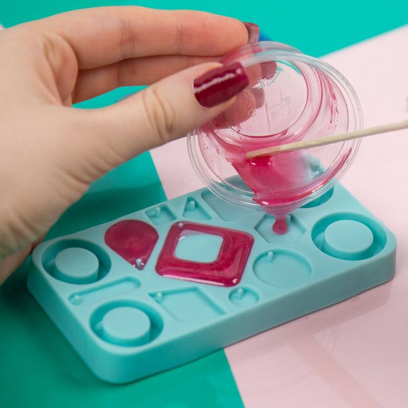 slide 4 of 7, D.I.Y. Resin Jewelry Studio - STMT: Jewelry Making Kit with Beads, Resin Charms, Glitter & Instructions for Adults, 1 ct