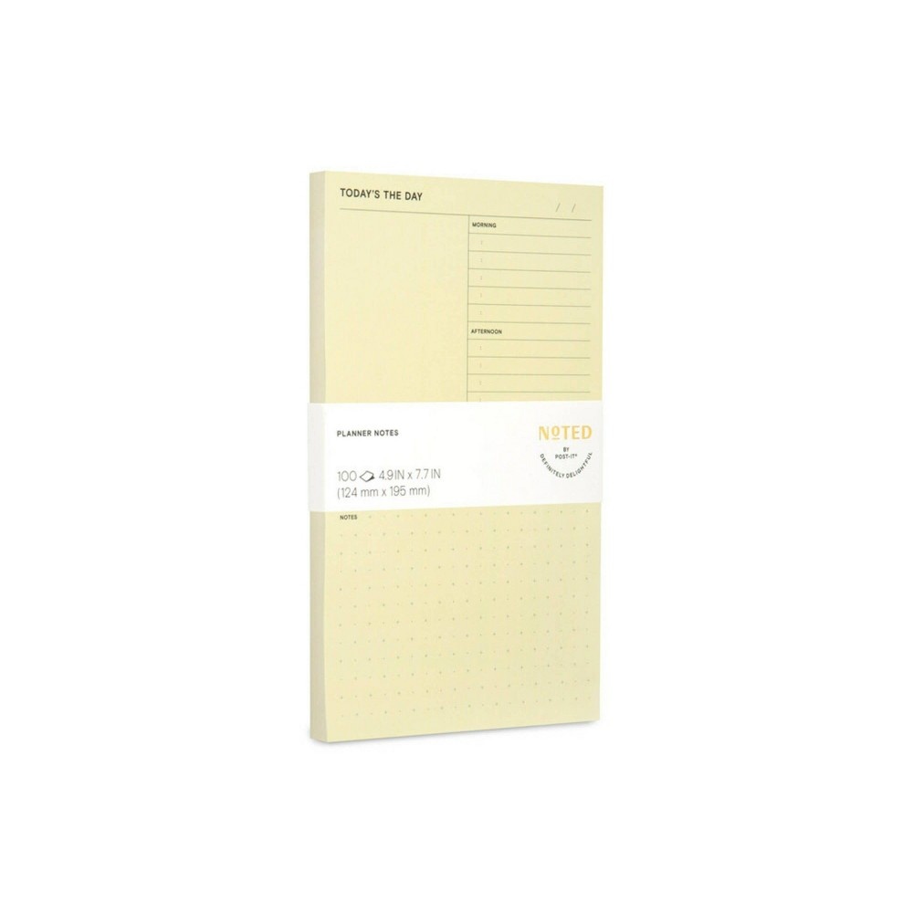 slide 2 of 8, Post-it Today's the Day Planner Notes 8"x8" - Yellow, 1 ct