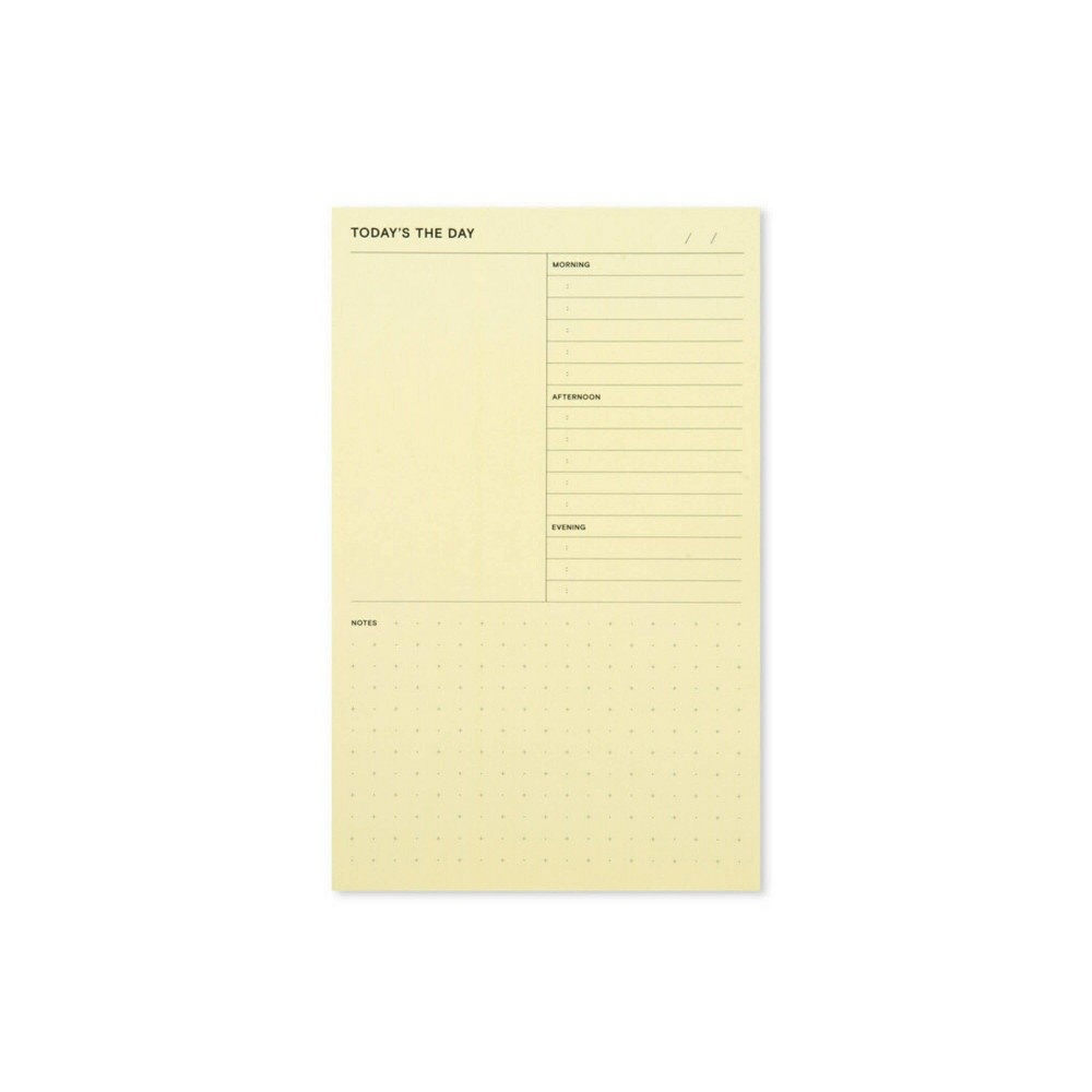 slide 5 of 8, Post-it Today's the Day Planner Notes 8"x8" - Yellow, 1 ct
