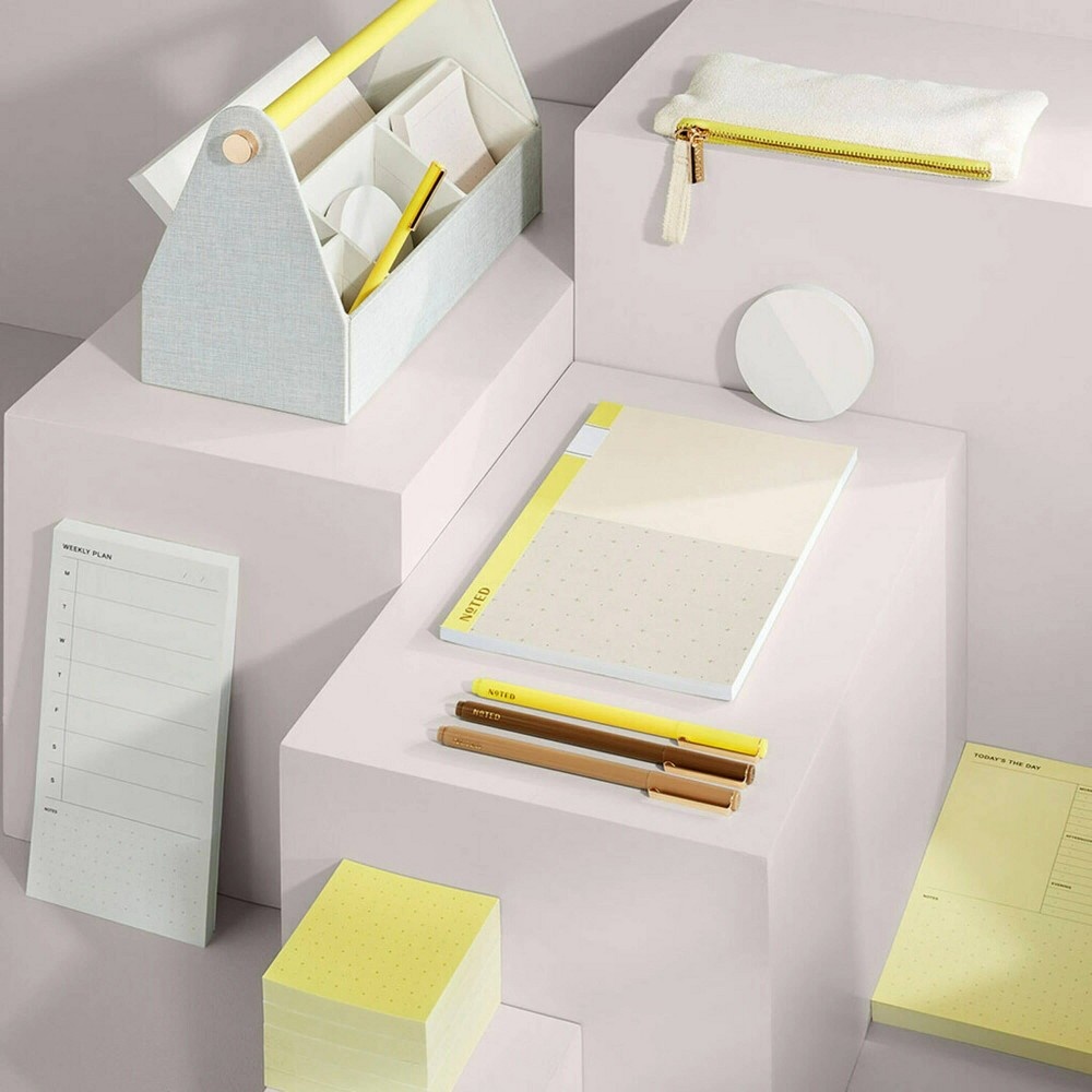 slide 7 of 8, Post-it Today's the Day Planner Notes 8"x8" - Yellow, 1 ct