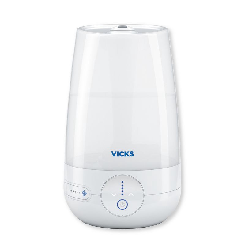 slide 1 of 8, Vicks Filter Free Plus Cool Mist Ultrasonic Humidifier - 1.2gal, 1.2 gal