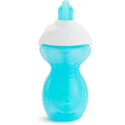 Munchkin Click Lock Flip Straw Cup - Blue - 9oz
