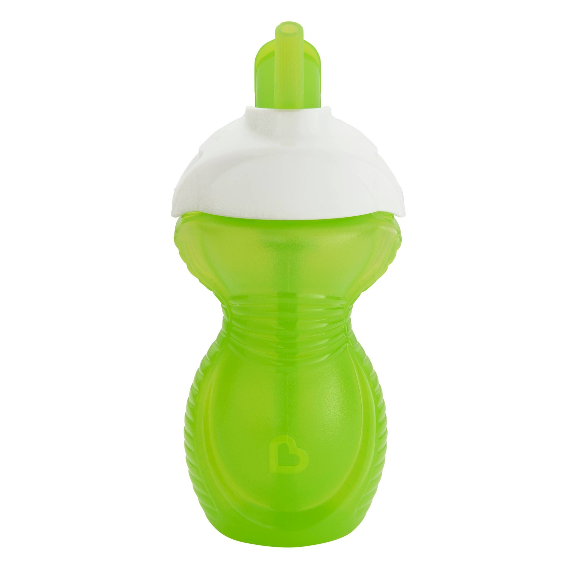 slide 1 of 4, Munchkin Click Lock Flip Straw Cup - Green - 9oz, 1 ct