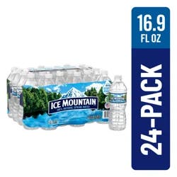 ICE MOUNTAIN Brand 100% Natural Spring Water, 16.9-ounce bottles (Pack of 24)