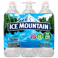 slide 14 of 25, ICE MOUNTAIN Brand 100% Natural Spring Water, plastic sport cap bottles (Pack of 6) - 23.7 oz, 23.7 oz