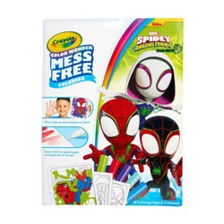 Crayola Spidey and His Amazing Friends Color Wonder Set, 18 Pages, 5 Mess Free Markers,Toddler Stocking Stuffers,Travel Activity,Holiday Gift, Ages 3+