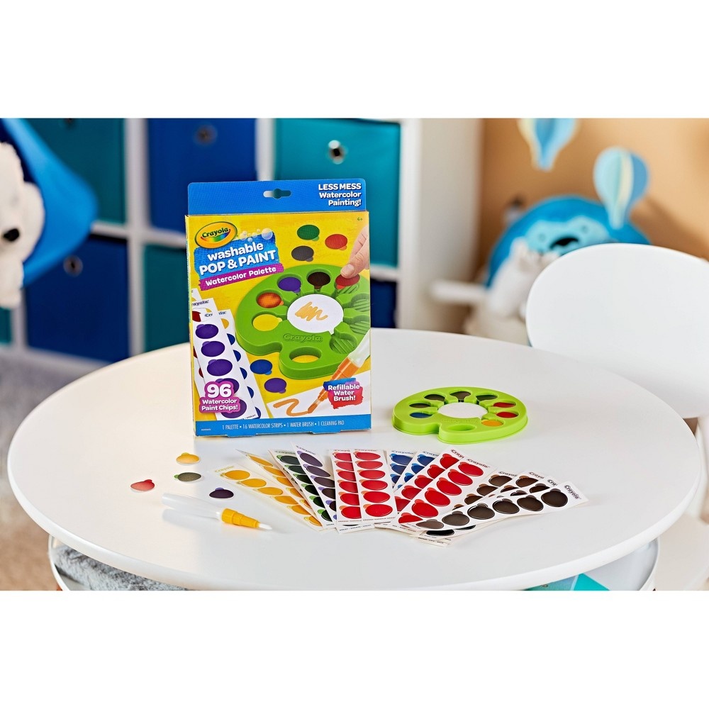 slide 4 of 5, Crayola Washable Pop & Paint Set, 1 ct