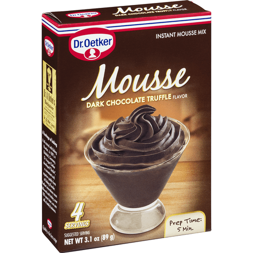 slide 2 of 9, Dr. Oetker Dark Chocolate Truffle Instant Mousse Mix-Dr. Oetker, 3.1 oz