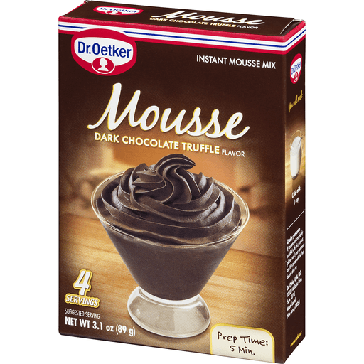 slide 3 of 9, Dr. Oetker Dark Chocolate Truffle Instant Mousse Mix-Dr. Oetker, 3.1 oz