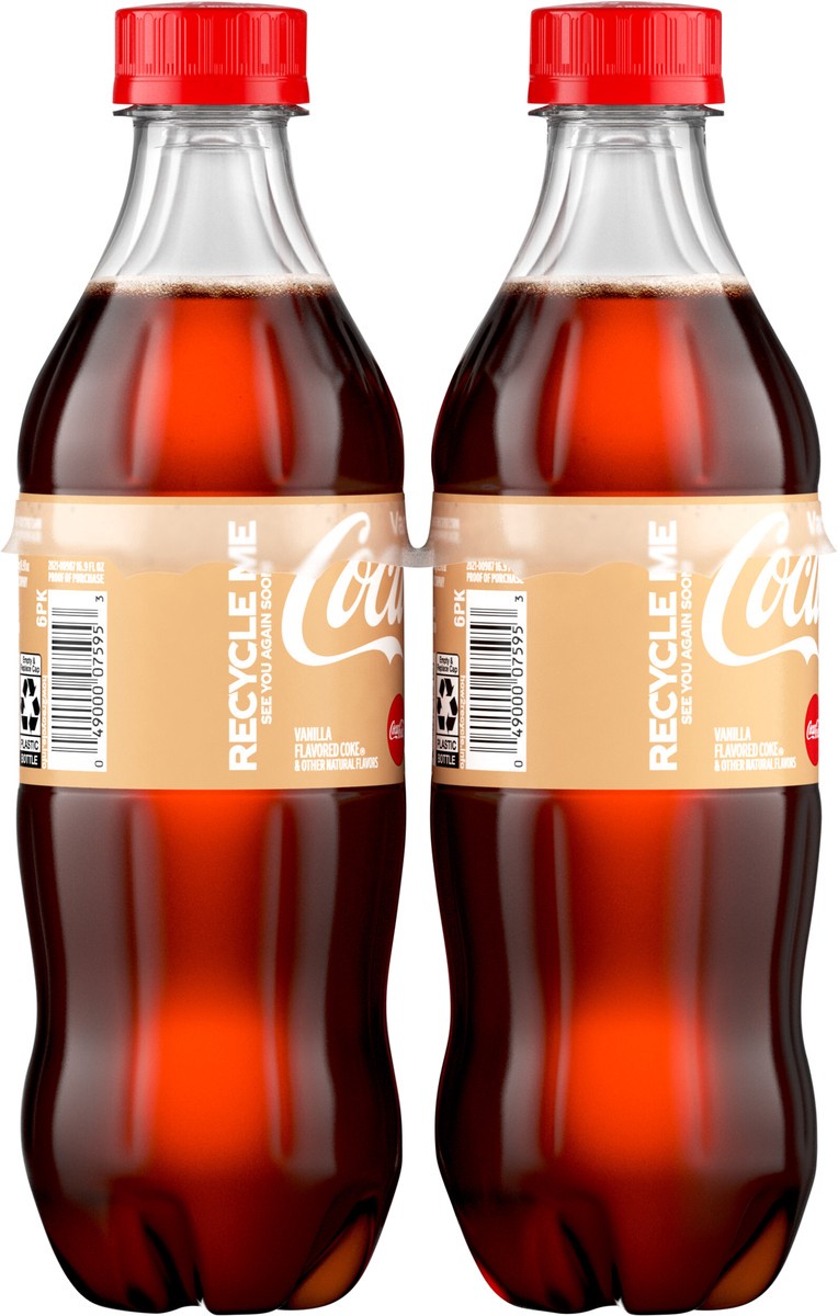 slide 5 of 9, Coca-Cola Vanilla Bottles- 6 ct, 6 ct