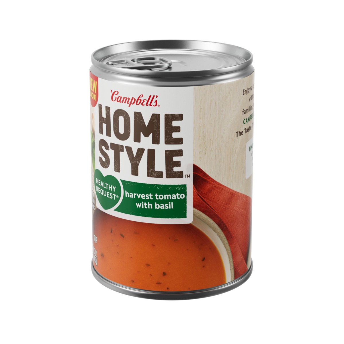 slide 10 of 11, Campbell's Harvest Tomato Soup With Basil Soup, 16.3 oz