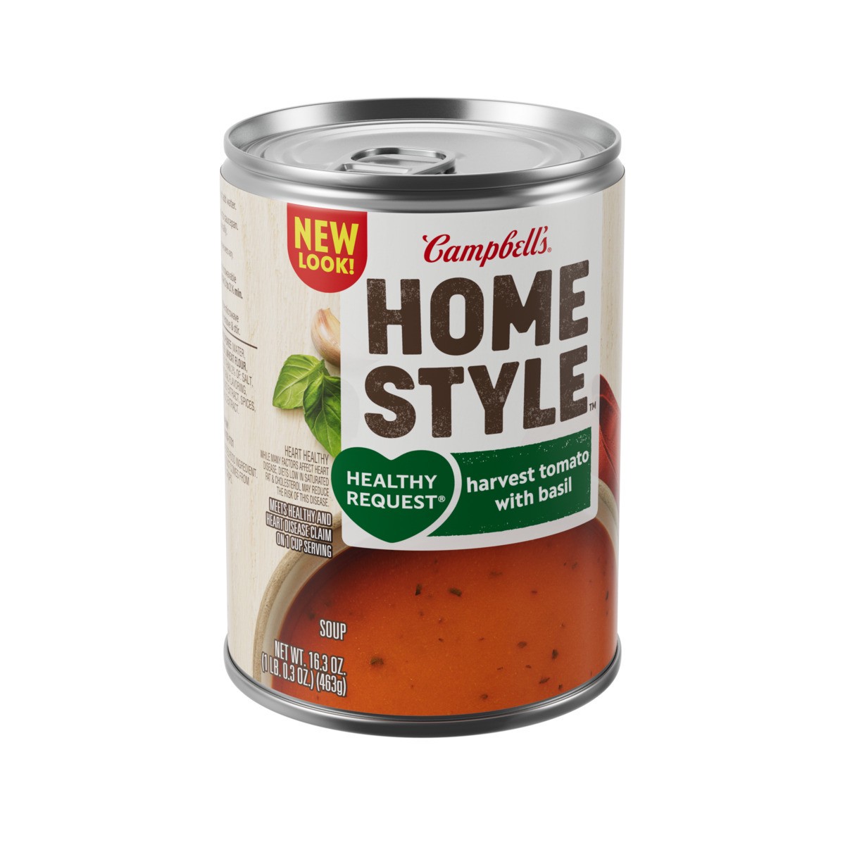 slide 5 of 11, Campbell's Harvest Tomato Soup With Basil Soup, 16.3 oz