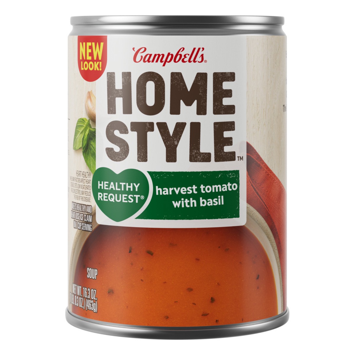 slide 11 of 11, Campbell's Harvest Tomato Soup With Basil Soup, 16.3 oz