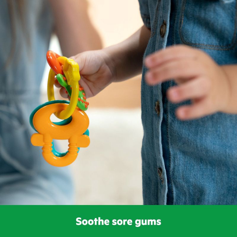 slide 6 of 10, Bright Starts Oball Catch Me Smile Teethers Baby Toy Gift Set - 4pc, 4 ct