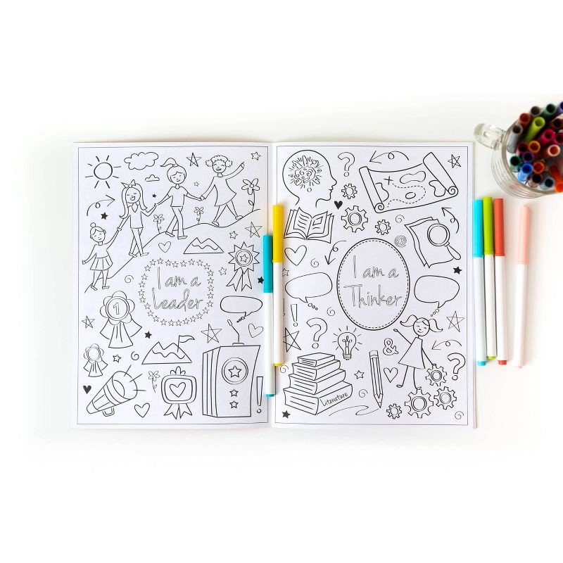 slide 3 of 8, I Am an Adventurer Coloring Book - Hopscotch Girls: Creative Thinking for All Ages, 24 Pages, 11.69" x 8.27", 1 ct