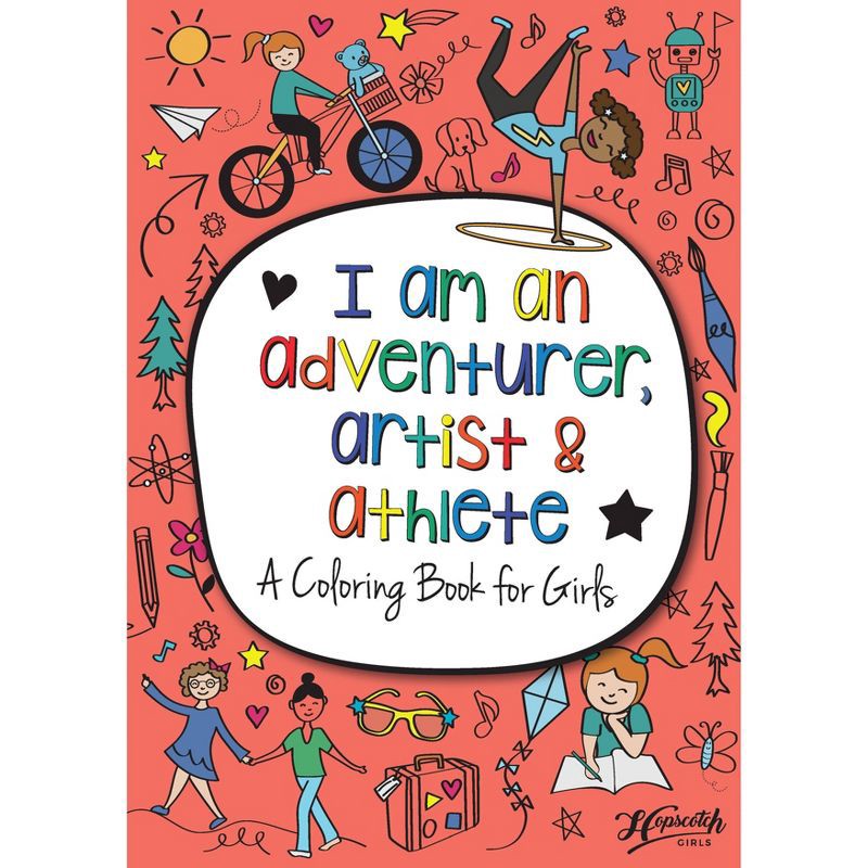 slide 1 of 8, I Am an Adventurer Coloring Book - Hopscotch Girls, 1 ct