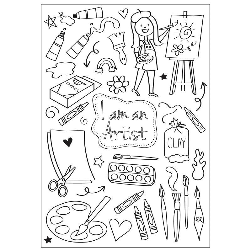 slide 6 of 8, I Am an Adventurer Coloring Book - Hopscotch Girls: Creative Thinking for All Ages, 24 Pages, 11.69" x 8.27", 1 ct