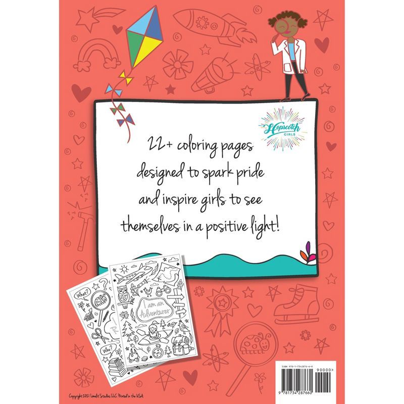 slide 8 of 8, I Am an Adventurer Coloring Book - Hopscotch Girls, 1 ct