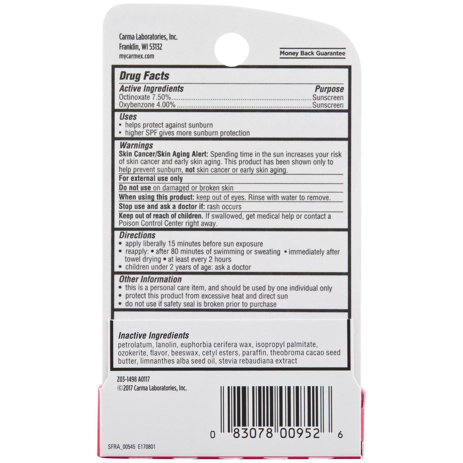 slide 2 of 2, Carmex Daily Care SPF 15 Moisturizing Strawberry Lip Balm 0.15 oz, 0.15 oz