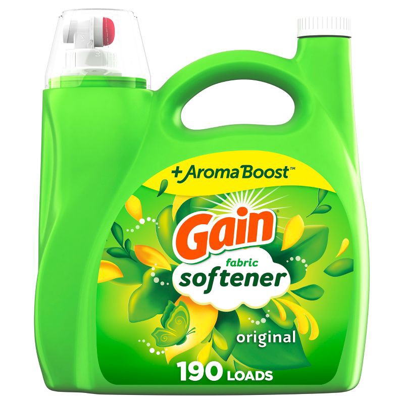 slide 1 of 9, Gain Liquid Fabric Softener - Original Scent - 140 fl oz, 140 fl oz