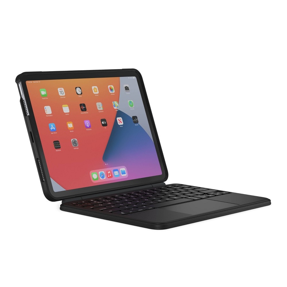 slide 8 of 9, Brydge Air MAX+ Black Wireless Keyboard Case with Trackpad, 1 ct