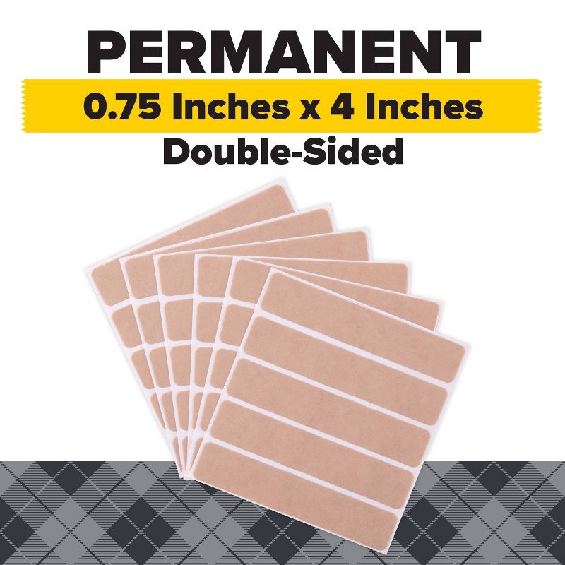 slide 3 of 13, Scotch Permanent Fabric Tape 180'' Clear, 1 ct