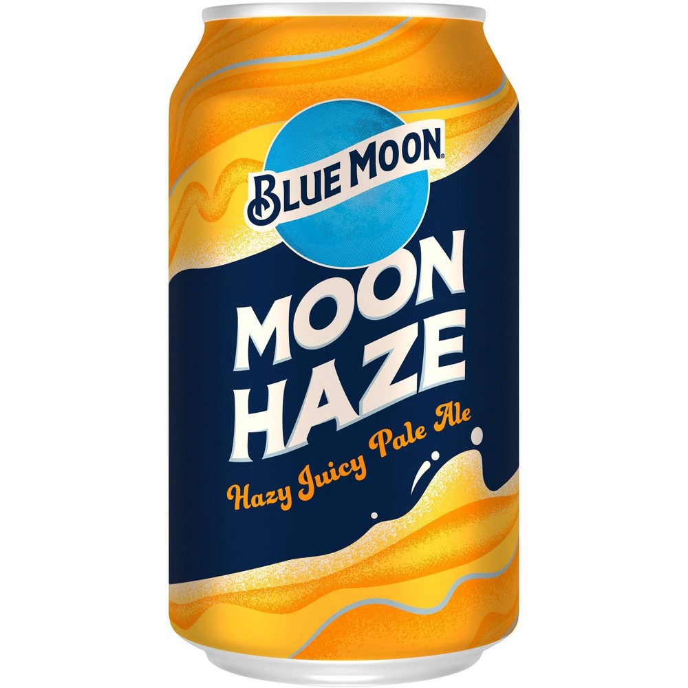 slide 4 of 5, Blue Moon Moon Haze Juicy Pale Ale, 12 ct; 12 fl oz