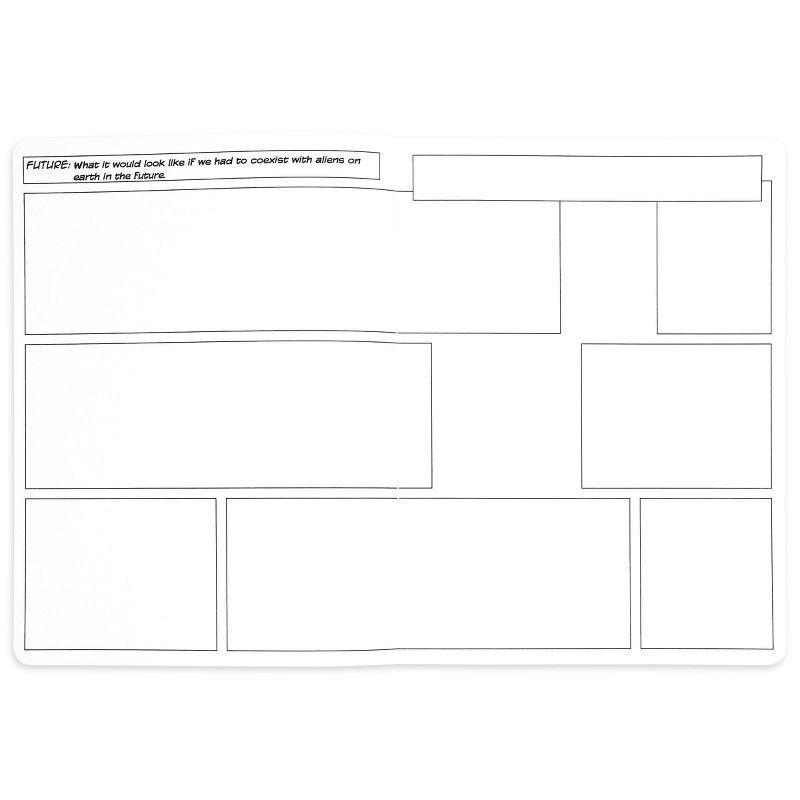 slide 6 of 6, My Life in Comics Coloring Book - Piccadilly: Past Present Future Comic Sketchbook for All Ages, 204 Pages, 1 ct