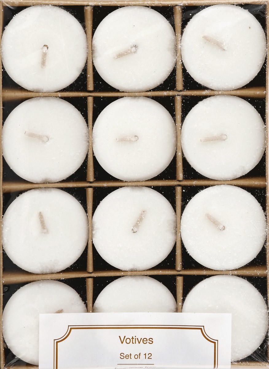 slide 2 of 4, Tuscany Candle White Pressed Votives Unscented Candles 12 ea, 12 ct