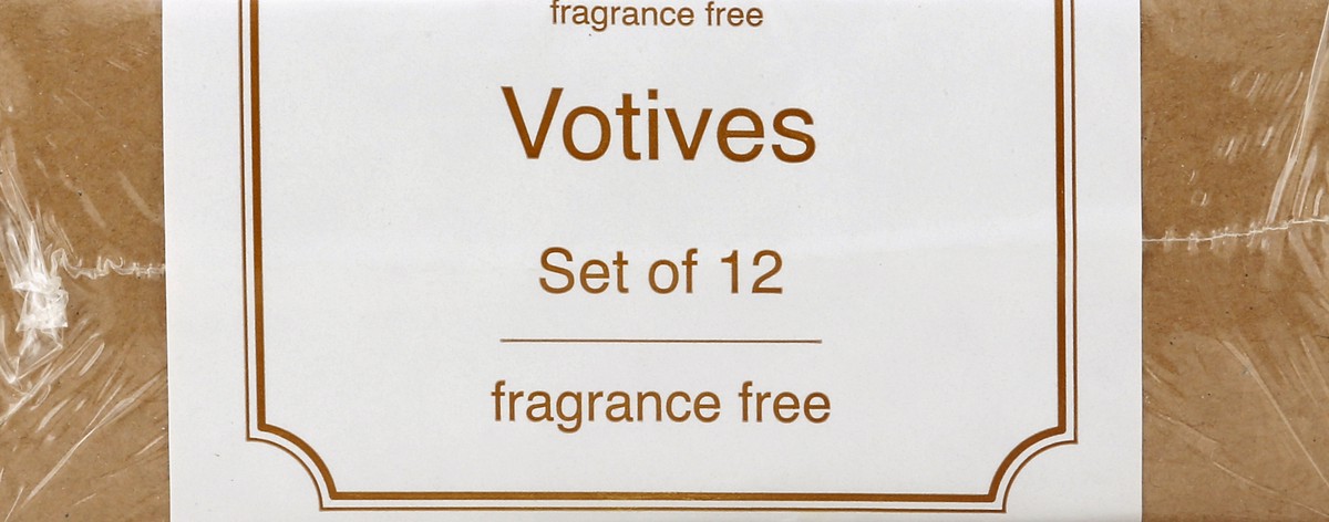 slide 4 of 4, Tuscany Candle White Pressed Votives Unscented Candles 12 ea, 12 ct