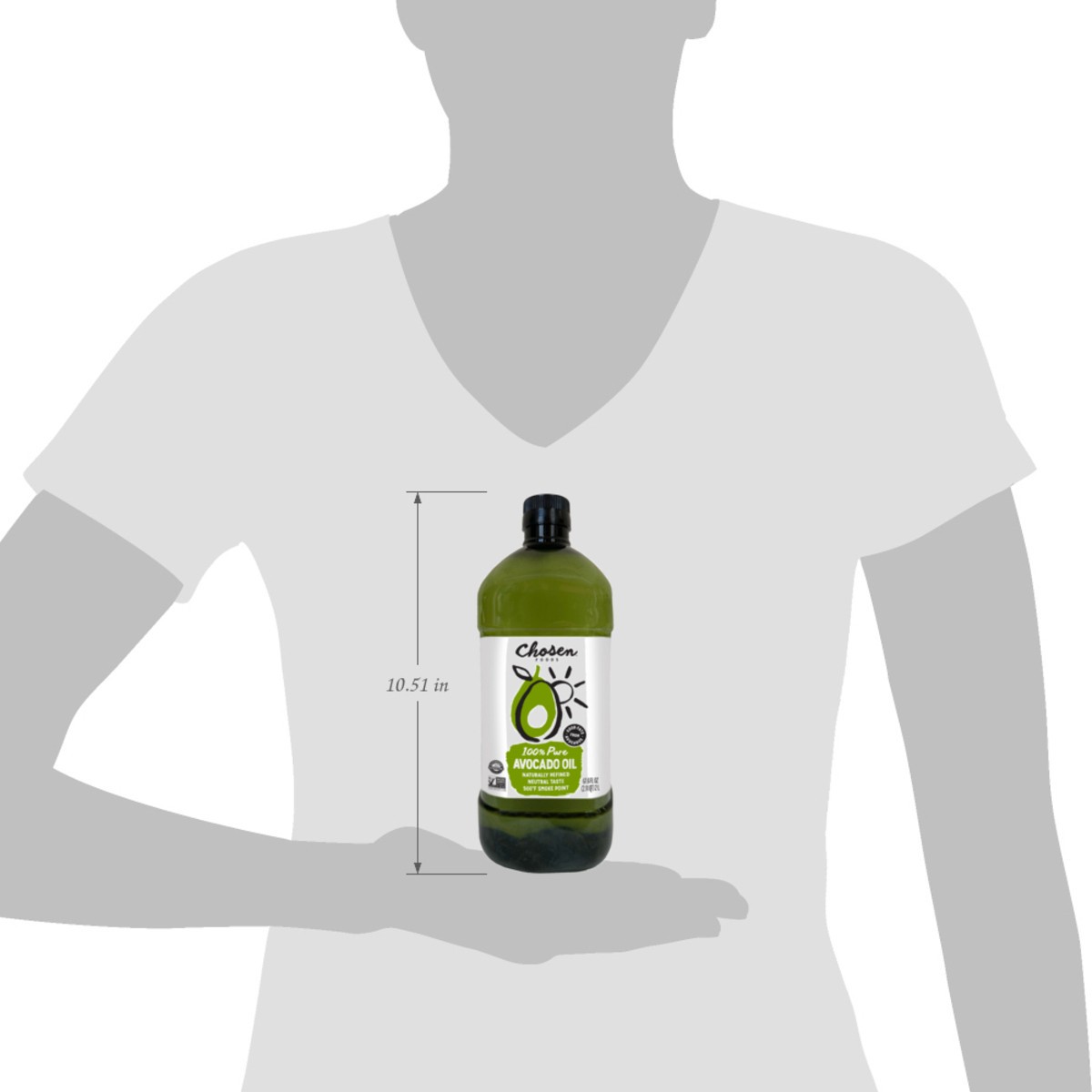 slide 2 of 8, Chosen Foods Avocado Oil 67.6 fl Oz, 67.6 fl oz