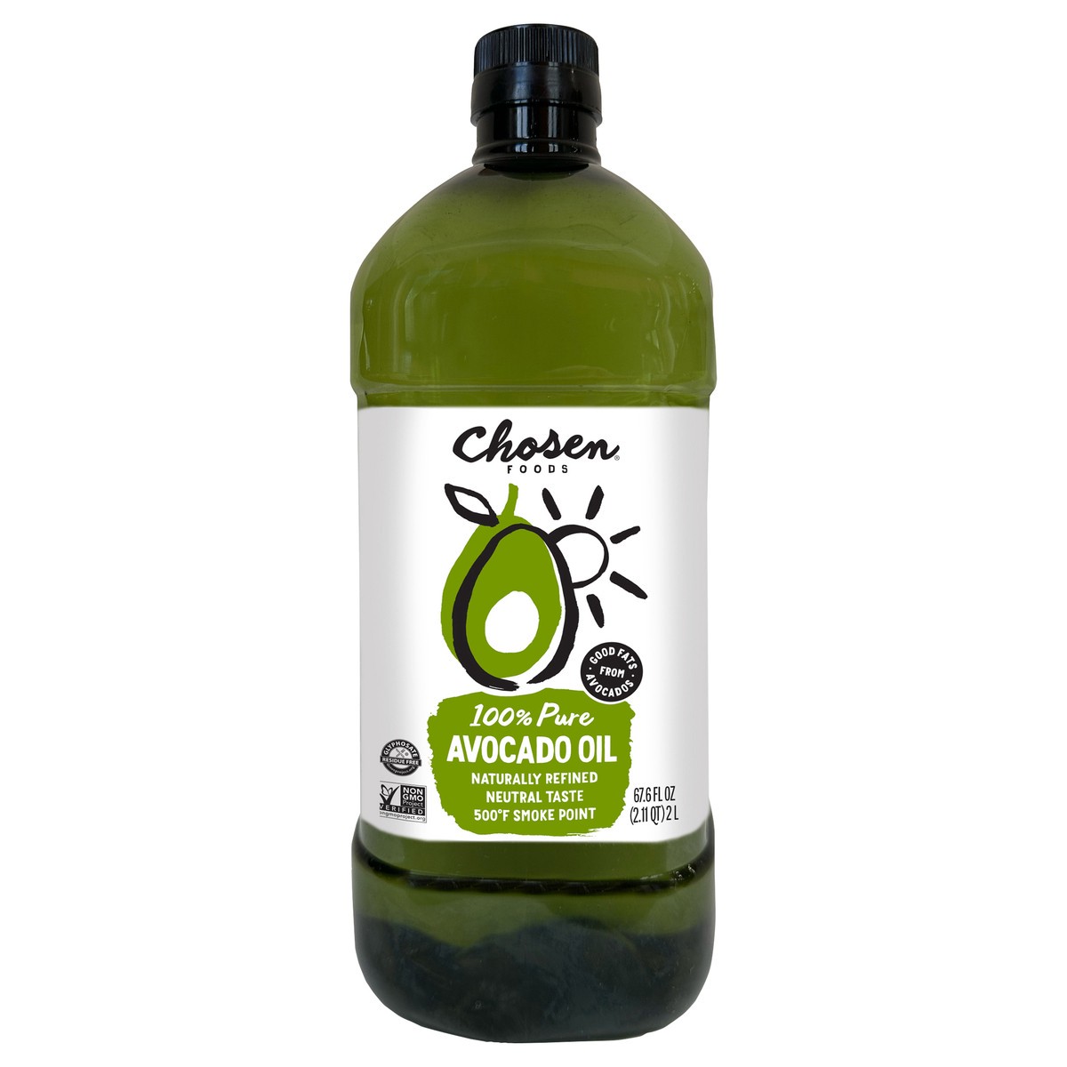 slide 5 of 8, Chosen Foods Avocado Oil 67.6 fl Oz, 67.6 fl oz