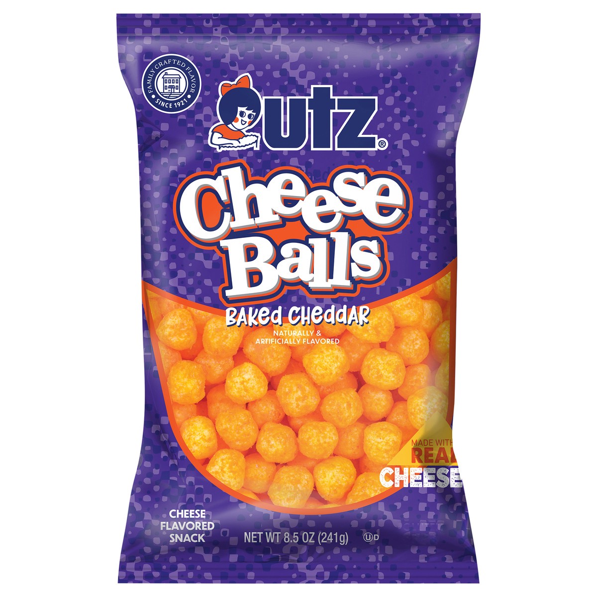 slide 1 of 5, Utz 8.5 oz Utz Cheddar Cheese Balls, 8.5 oz