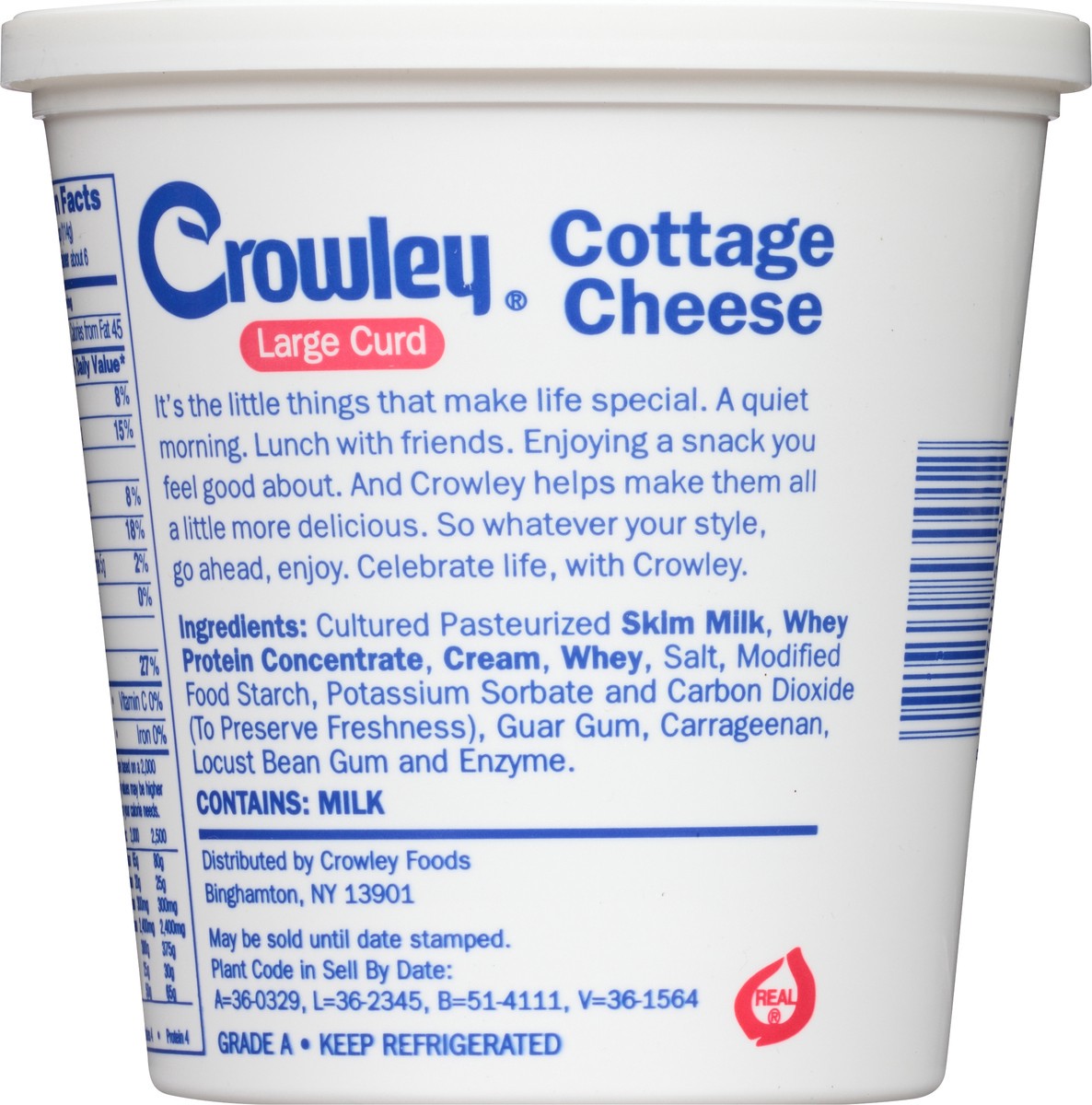 slide 8 of 8, Crowley Large Curd Cottage Cheese, 24 oz, 24 oz