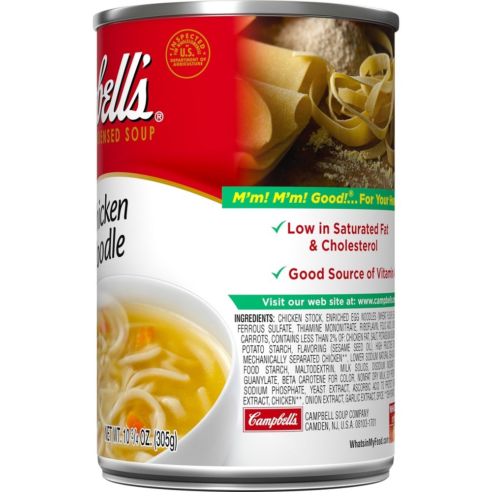 slide 2 of 8, Campbell's Condensed Healthy Request Chicken Noodle Soup, 10.75 oz