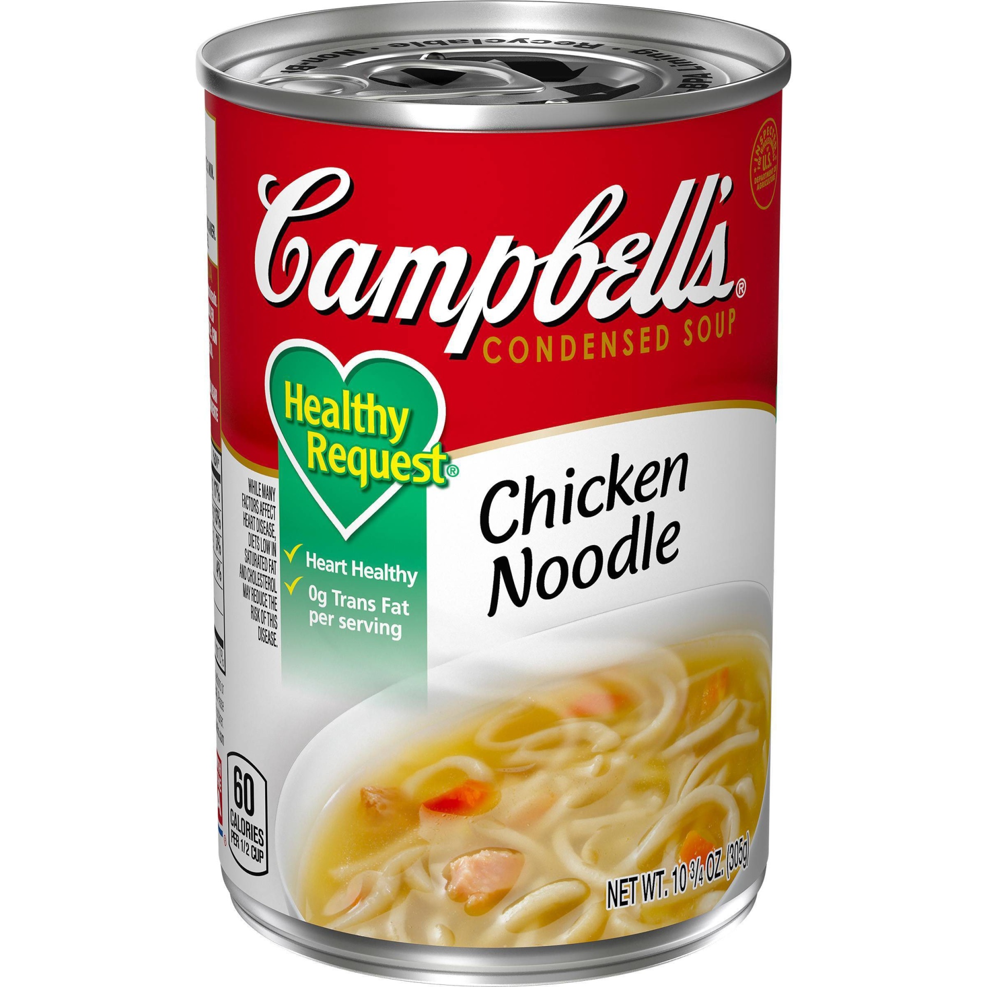 slide 1 of 8, Campbell's Condensed Healthy Request Chicken Noodle Soup, 10.75 oz