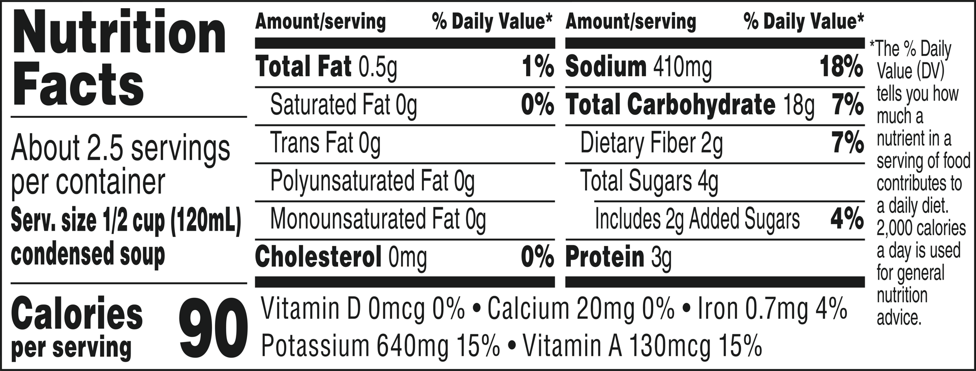 slide 5 of 5, Campbell's Condensed Healthy Request Vegetable Soup, 10.5 Ounce Can, 10.5 oz