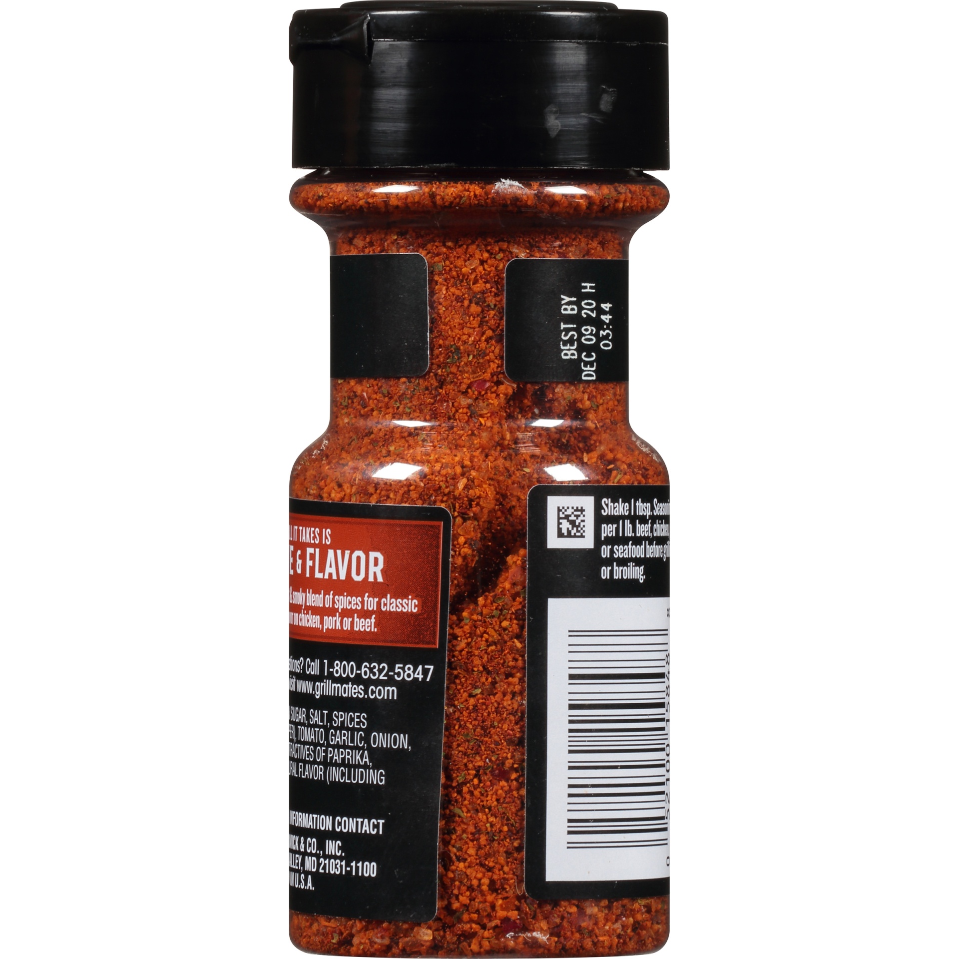 slide 3 of 5, McCormick Grill Mates Barbecue Seasoning, 3 oz