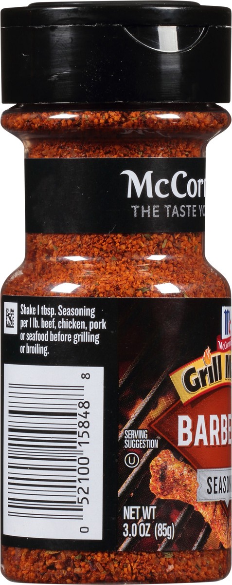 slide 2 of 7, McCormick GRILL MATES Barbecue Seasoning, 3.0 oz, 3 oz