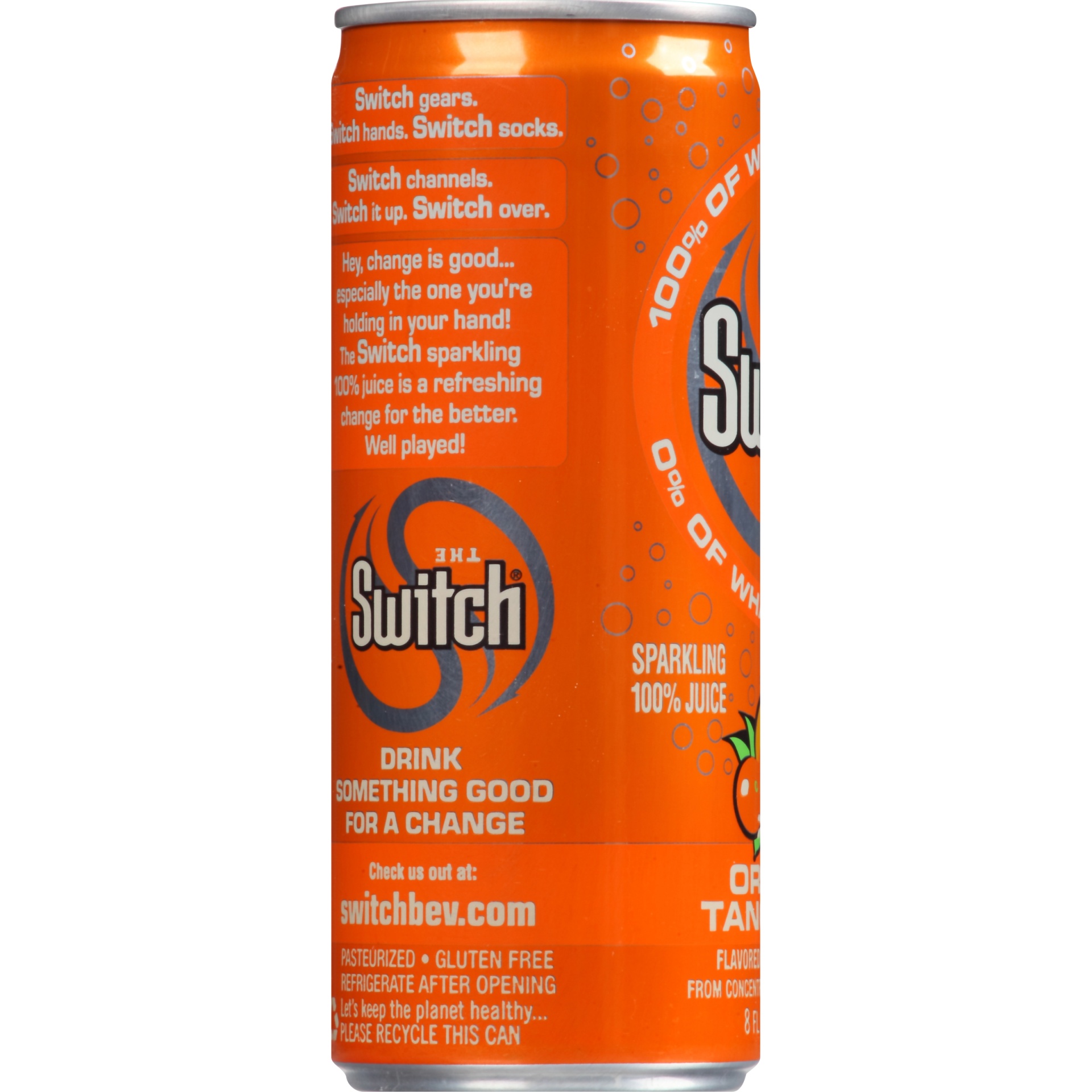 slide 2 of 6, The Switch 100% Juice Orange Tangerine, 8 fl oz