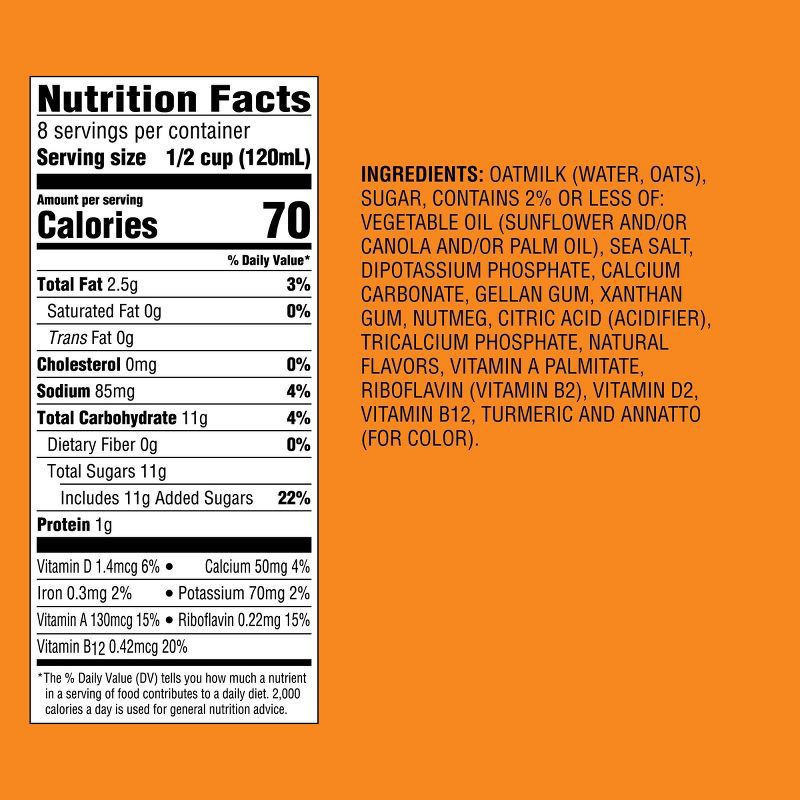 slide 5 of 5, Plant Based Oatmilk Holiday Nog - 32 fl oz - Good & Gather™, 32 fl oz