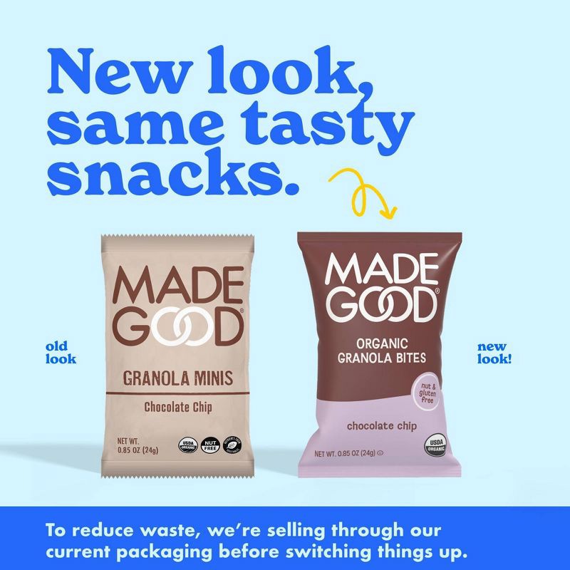 slide 4 of 8, MadeGood Chocolate Chip Granola Mini's - 4.25oz/5pk, 4.25 oz, 5 ct