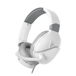 Turtle Beach Recon 200 Gen 2 Wired Gaming Headset for Xbox Series X|S/Xbox One/PlayStation 4/5/Nintendo Switch - White: Textile Ear Cushions