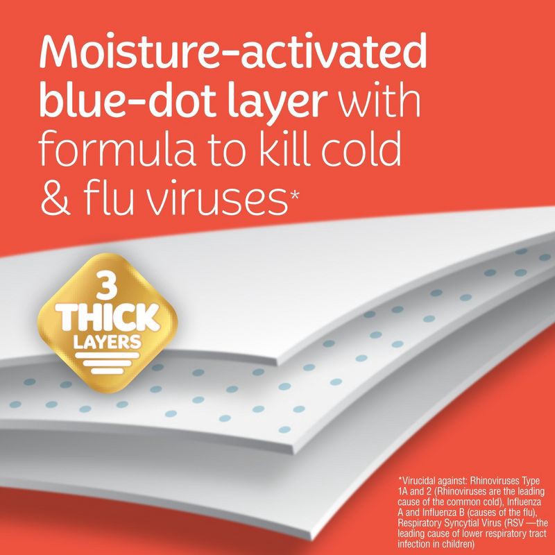 slide 4 of 9, Kleenex Anti-Viral 3-Ply Facial Tissue - 6pk/55ct, 330 ct